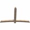 Ekena Millwork Bellingham Smooth Timber Gable Bracket, Douglas Fir, 84"W x 56"H x 3 1/2"D x 5 1/2"F, 16/12 Pitch GBW084X56X0406BEL00SDF - alternate 4